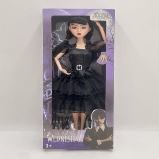 6pcs / set mercredi Addams Family Action Figure Jouet Cadeau Home Bureau  Decor Enfants Collection Modèle Figurine Poupée avec Base