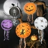 Halloween Paper Lanterns, Halloween Decorations,Halloween Holiday Party Home Decor Supplies,5Pcs