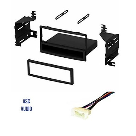 ASC Audio Car Stereo Radio Dash Kit and Wire Harness for installing a Single Din Radio for 2006 - 2008 Hyundai Accent, 2006 - 2008 Kia Rio, 2006 - 2008 Kia Rio 5, 2005 - 2008 Kia