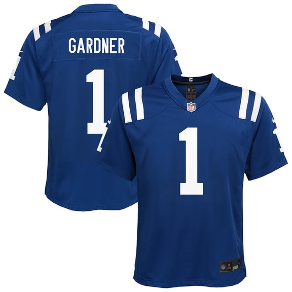 Youth Nike Ahmad Sauce Gardner Blue Indianapolis Colts Home Game Jersey