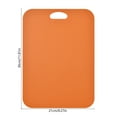 thumbnail image 6 of Christmas Gifts for Women Kitchen Household Cutting Board Kitchen Cutting Board Fruit Cutting Board Double-sided Cutting Board Multifunctional Cutting Board Three Sizes Available New, Orange, 6 of 7