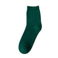 thumbnail image 3 of GZWYHT Crew Socks,Fuzzy Socks Womens Socks In Autumn And Winter Plus Velvet Padded Warm Towel Socks Ladies Long Cotton Socks Gifts For Women Knee High Stockings,Dress Socks,Slouch Socks Army Green, 3 of 5