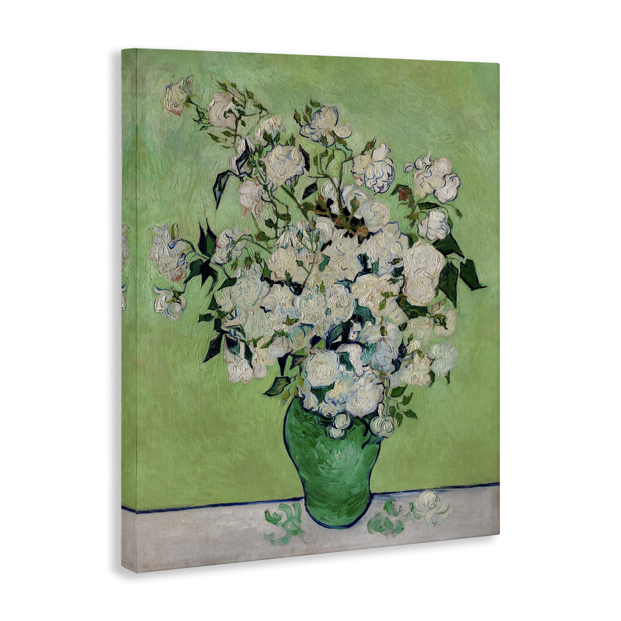 Stupell Industries Van Gogh Roses Botanical & Floral Painting Gallery Wrapped Canvas Art Print Wall Art, 24 x 30