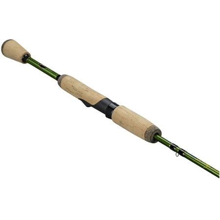 Lew s Wally Marshall Classic Signature Series Spinning Fishing Rod 6-Foot 6-Inch 1-Piece Rod Medium-Light Power Black/Green