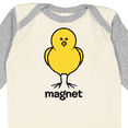 thumbnail image 4 of Inktastic Chick Magnet Boys Long Sleeve Baby Bodysuit, 4 of 5