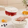 thumbnail image 2 of Recipiente multifuncional Ounissouiy para limpiar frutas y verduras Cocina y Comedor blanco, 2 of 6
