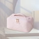 thumbnail image 4 of Bolsa de cosméticos de PU Caja de maquillaje a cuadros de gran capacidad para regalos de vacaciones (rosa) Ehuebsd Cuidado Belleza, 4 of 9