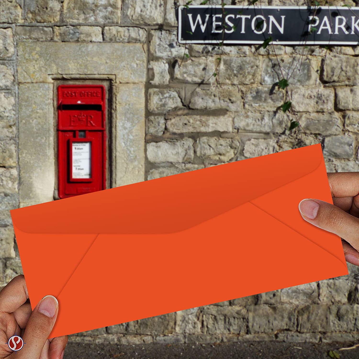 Dark Orange #10 Business Color Mailing Envelopes | 4 1/8 X 9 ½ inches | 24lb Bond Bright Color Paper (90 GSM) | 50 Envelopes Per Pack
