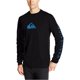 thumbnail image 1 of Camiseta gráfica Quiksilver Logo LS MU1 para hombre, negro, grande, 1 of 2