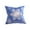 Blue, variant on Christmas Throw Pillow Cover, Holiday Cushion Cover, Embroidered Snowflakes Decorative Pillowcase with Invisible Zipper Closure, Soft Faux Plush Fabric, 17.7x17.7 Inch Square