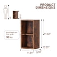 thumbnail image 7 of YQ JENMW 2-Tier Storage Shelf,Compact Slim Organizer for Small Spaces,Kitchen,Bedroom,Office, 7 of 7