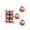 Blush Pink 6-Piece Set, variant on Christmas Ball Ornament 3.94in 6-Piece Set Mint Green Textured for Tree