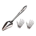 thumbnail image 3 of Cuchara para comedero de pájaros, herramienta de alimentación para loros, accesorio de metal, resistente, portátil, fácil de limpiar, práctica cuchara Juego de 2 piezas, 3 of 10