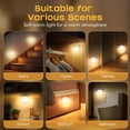 thumbnail image 4 of Guankai Juego de 12 Luces para Escaleras con Sensor de Movimiento a Pilas, 4 of 7
