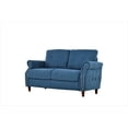thumbnail image 4 of US Pride Furniture Matsuko 57.48'' Rolled Arm Polyester Loveseat , Ocean Blue, 4 of 5