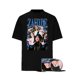 thumbnail image 2 of Camiseta Zahide informal de algodón para mujer, camiseta de manga corta de gran tamaño Harajuku Y2k, camiseta pesada Merch, camiseta Unisex con cuello redondo para hombre y mujer, 2 of 5