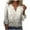 Beige, variant on Patlollav Womens Casual Print V-Neck Flared Sleeve T-Shirt Tops