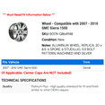 thumbnail image 2 of Wheel - Compatible with 2007 - 2010 GMC Sierra 1500 2008 2009, 2 of 2