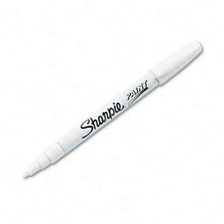Sharpie Peel-Off China Marker, White, 12-Count