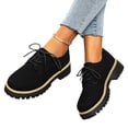 thumbnail image 5 of YOUYEDIAN Loafers for Women Round Toe Fashion Platform Heel Comfy Shoes Slip On Strap Design Casual Shoes, 5 of 5