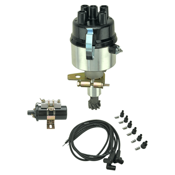 182852M91 Distributor & SWS259 Wires Kit For Massey Ferguson Tractor D4PE12029A 