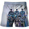 thumbnail image 2 of Kids Boys Shorts Fashion Superhero Spiderman Printed Pants Boy Casual Shorts Children Cartoons Beach Shorts For Girls Boys Pants14T Gong Bohan LED, 2 of 2