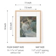 thumbnail image 2 of Marco de fotos TONES FRAME DESIGN, madera maciza de roble, 11 x 14 cm, con tapete, 2 of 8