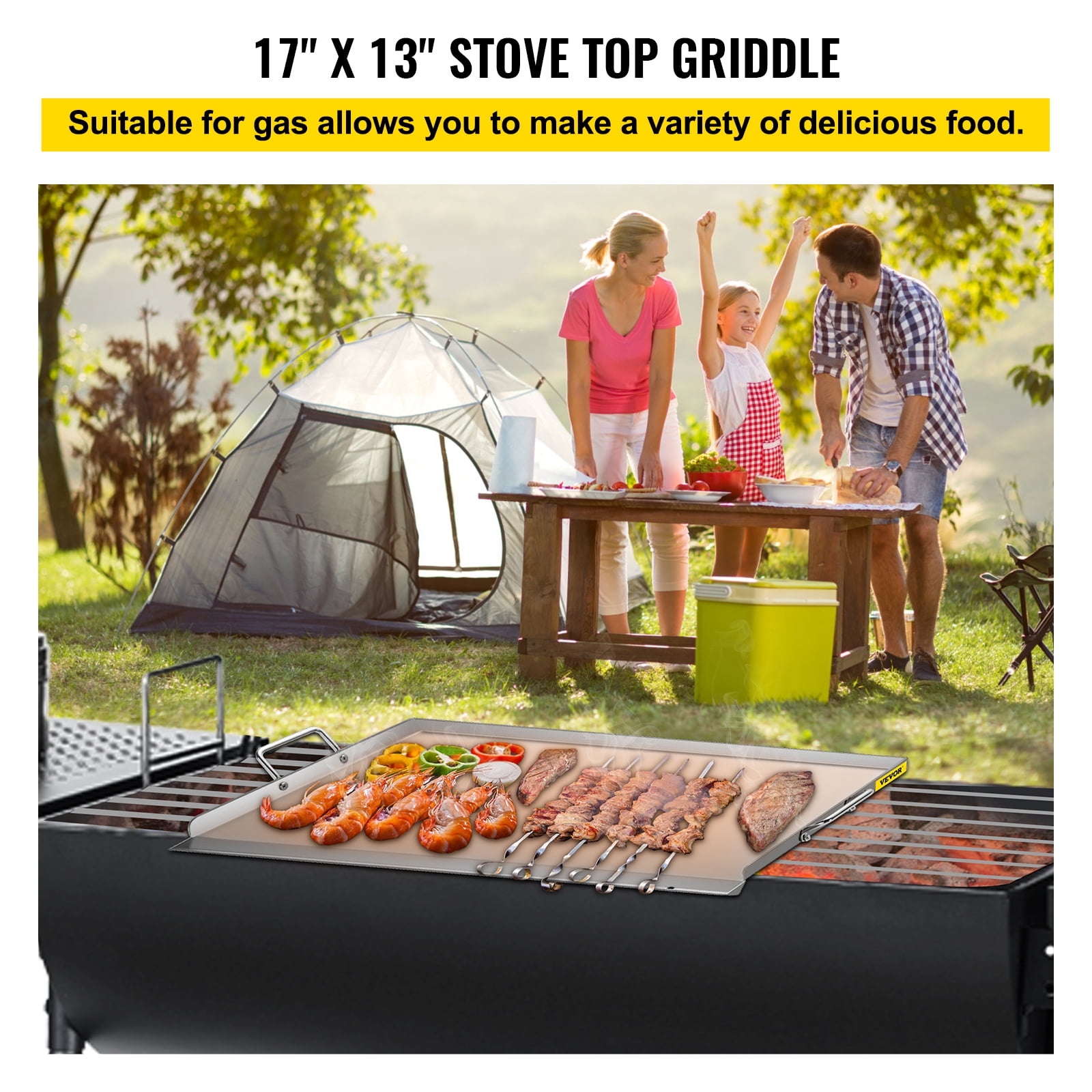 Vigor 23 x 23 Portable Steel Griddle