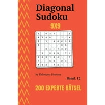 Diagonal Sudoku: 200 Experte R?tsel 9x9 band. 12