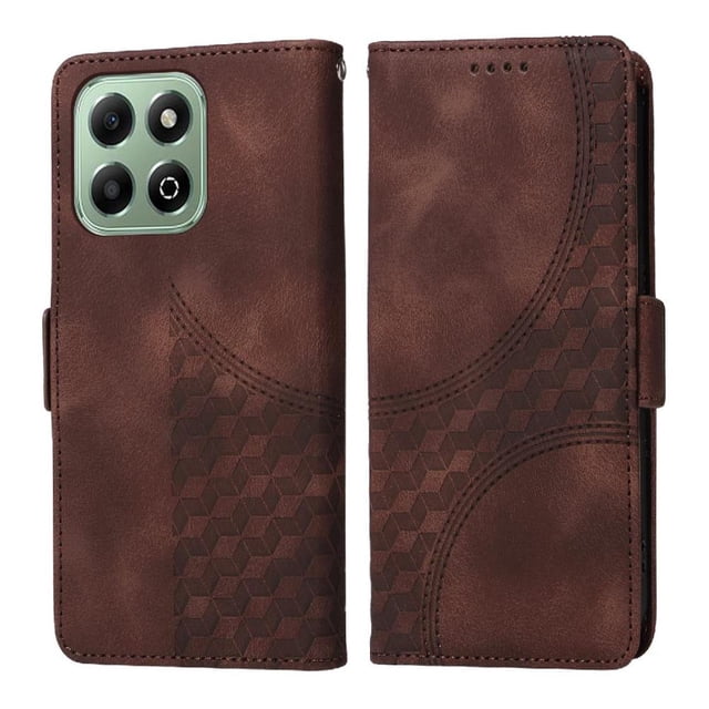 Funda GANGXUN para Honor X6A con diseño acolchado elegante, cuero PU, protección total y ajuste preciso