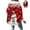 Red, variant on Womens Jacket Trendy Christmas Pattern -Lined Hooded Drawstring Jacket Sweatshirt Fall Winter Coats for Women,Black,L