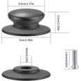 thumbnail image 2 of Set Of 4 Pan Lid Knobs, Pan Lid Cover Knobs, Kitchen Dish Knobs, For Pot Lids, Replacement Knobs, Casserole, 2 of 5