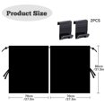 thumbnail image 4 of Maytalsory Cloth Sun Protection Curtains Protection Wide Application Easy Installation Rear Window Curtain black 1Set, 4 of 6