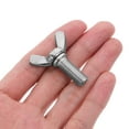 thumbnail image 3 of 10pcs Wing Bolts Replacement Stainless Steel Thumb Screws M8x20 Butterfly Bolts for DIY Projects and Mechanical Maintenance, 3 of 8