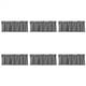 thumbnail image 1 of 6X Cenefas de Cuadros de para Cocina, Cenefas de Cuadros de Granja para Decoración de Tratamiento de Ventanas ( y Negro), 1 of 8