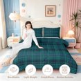 thumbnail image 3 of Erosebridal Abstract Stripes Queen Comforter Set,Modern Lines Comforter Sets Queen,Black Reversible,3pcs,1 Comforter and 2 Pillowcases, 3 of 7