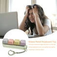 thumbnail image 3 of Mechanical Keyboard Fidget Keychain Stress Anxiety Relief Portable Travel Quiet Kids Adults 4 Keys Keyboard Clicking Sensory Keycap Toy, 3 of 8