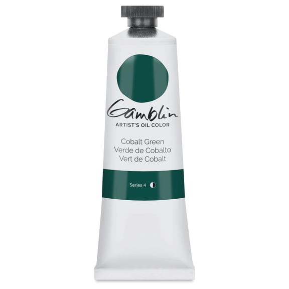(Price/TU)Gamblin G1230 Oil Color 37ml Cobalt Green