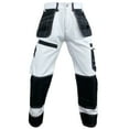 thumbnail image 5 of Notus Men's Work Safety Pants Cordura Knee Reinforced Casual Tactical Trousers Utility Tools Holster Pockets S1 White 36-32, 5 of 6