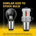 thumbnail image 4 of AUXITO Brilliant Red 1157 LED Bulbs Brake Lights 2800 Lumens Extremely Bright 2057 7528 7507 BAY15D 1157 LED Bulbs for Tail Lights Brake Lights , 2PCS, 4 of 7