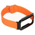 thumbnail image 4 of Silicone Watch Strap Band with Protective Bumper Case Replacement Accessory Fit for Mi Band 7 Pro Orange and Black Case, 4 of 14