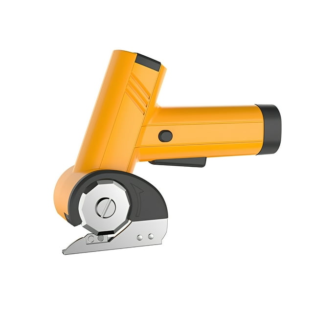 Cordless 40W Electric Cutting Scissors with 4-Speed Control, 2000mAh Rechargeable Battery, LED Display & Light, SK5 Steel Blade, USB Charging, Quick Blade Replacement for Cardboard, Fabric, Leather,