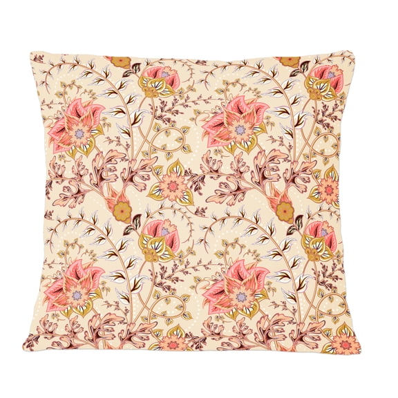 Designart Oriental Floral Paisley' Mid-Century Modern Throw Pillow - 12x20