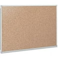 thumbnail image 3 of Mead 85360 Economy 24 x 18 Cork Board with Aluminum Frame - Tan Surface/Silver Aluminum Frame, 3 of 6