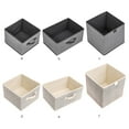 thumbnail image 3 of Injueey Cubo de almacenamiento de ropa, cesta de gran capacidad, cajón, cajas de organización, multifuncional para artículos diversos, Almacenamiento y organización del hogar Gris, 28*28*20 cm 16 L, 3 of 6