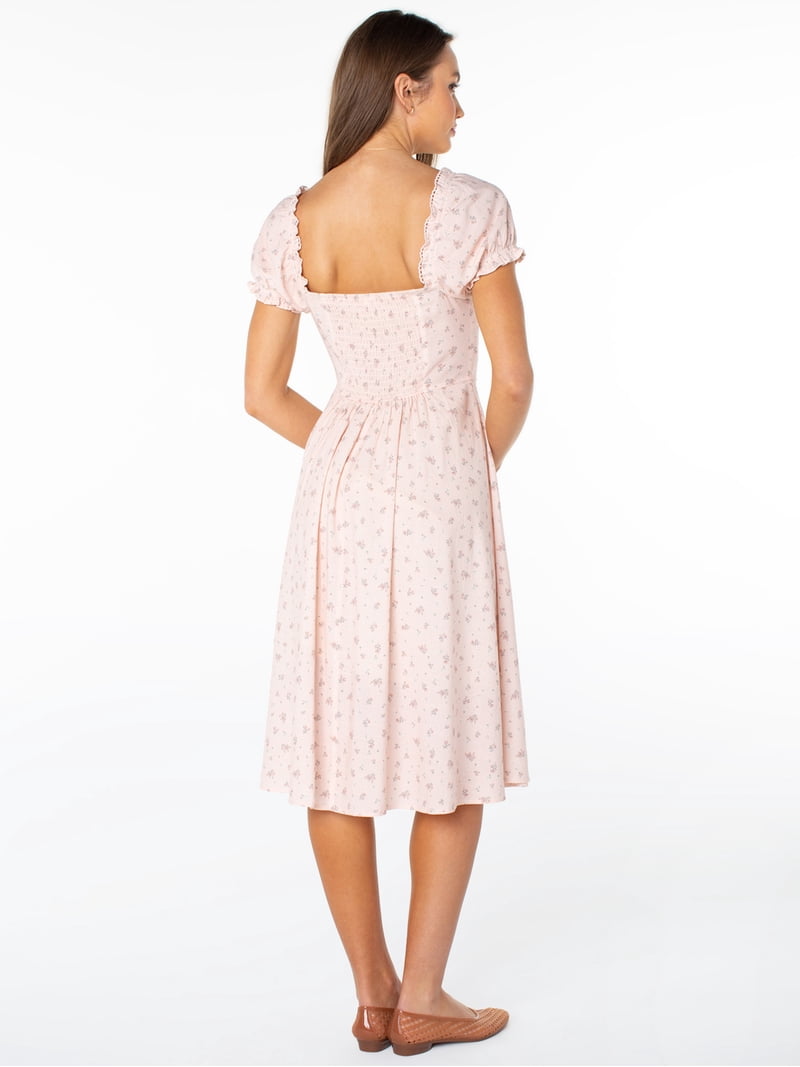 plus pink midi dress City Chic Women's Lana Midi Shirt Dress