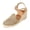 Khaki, variant on Espadrille Sandals for Women Arch Support Closed Toe Platform Wedge Heel Ankle Strap Summer Dress Shoes