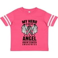 thumbnail image 3 of Inktastic My Hero is Now My Angel Brain Cancer Awareness Boys or Girls Toddler T-Shirt, 3 of 5