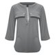 thumbnail image 5 of Camiseta informal de mujer con mangas 3/4, cremallera y bolsillos. Prenda funcional y elegante., 5 of 5