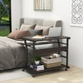 thumbnail image 3 of Giantex Mobile Computer Desk, Study Writing Desk w/Pull-out Keyboard Tray, Perfect for Home & Office, 3 of 7